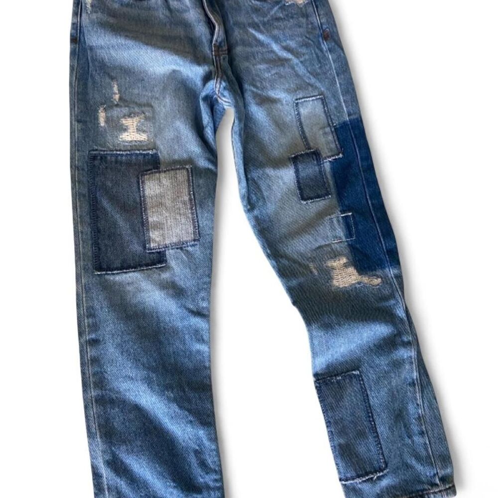 Bdg Men's Blue Patchwork Jeans